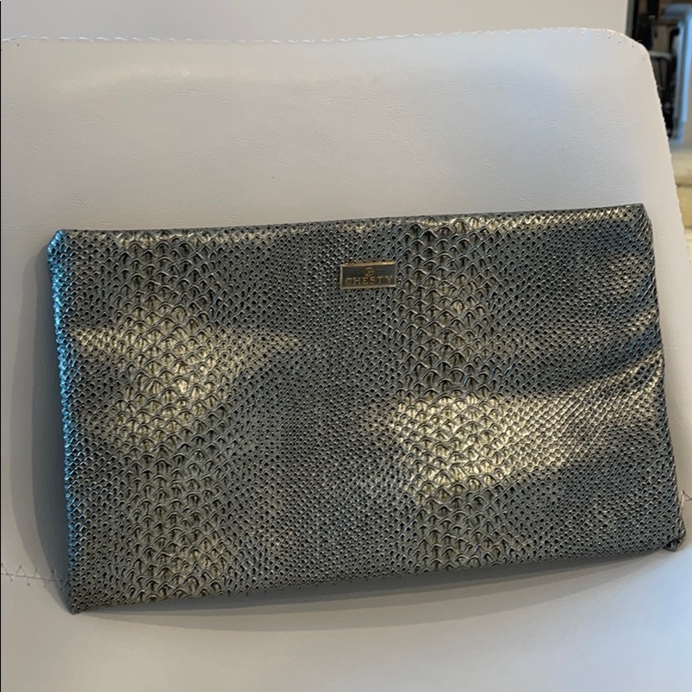 Chesty Snake Print Clutch